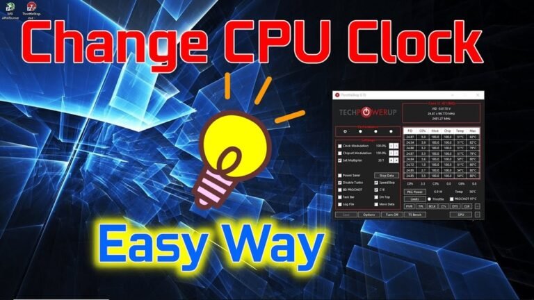 How to Change Cpu Clock Speed: Easy Steps to Boost Performance