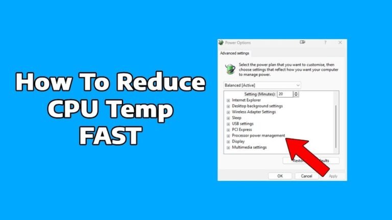 How to Reduce Cpu Heat: Effective Tips to Cool Your Processor Fast