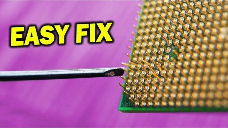 How to Unbend Cpu Pins: Easy Steps to Fix Bent Pins Fast