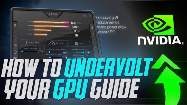 How to Underclock Gpu Nvidia: Boost Efficiency & Reduce Heat