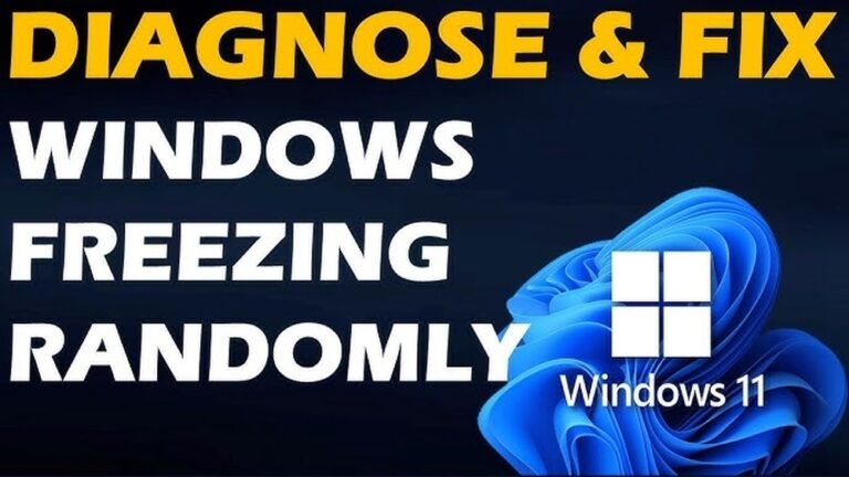 Windows Freezing Randomly How to Fix: Easy Steps to Solve Now