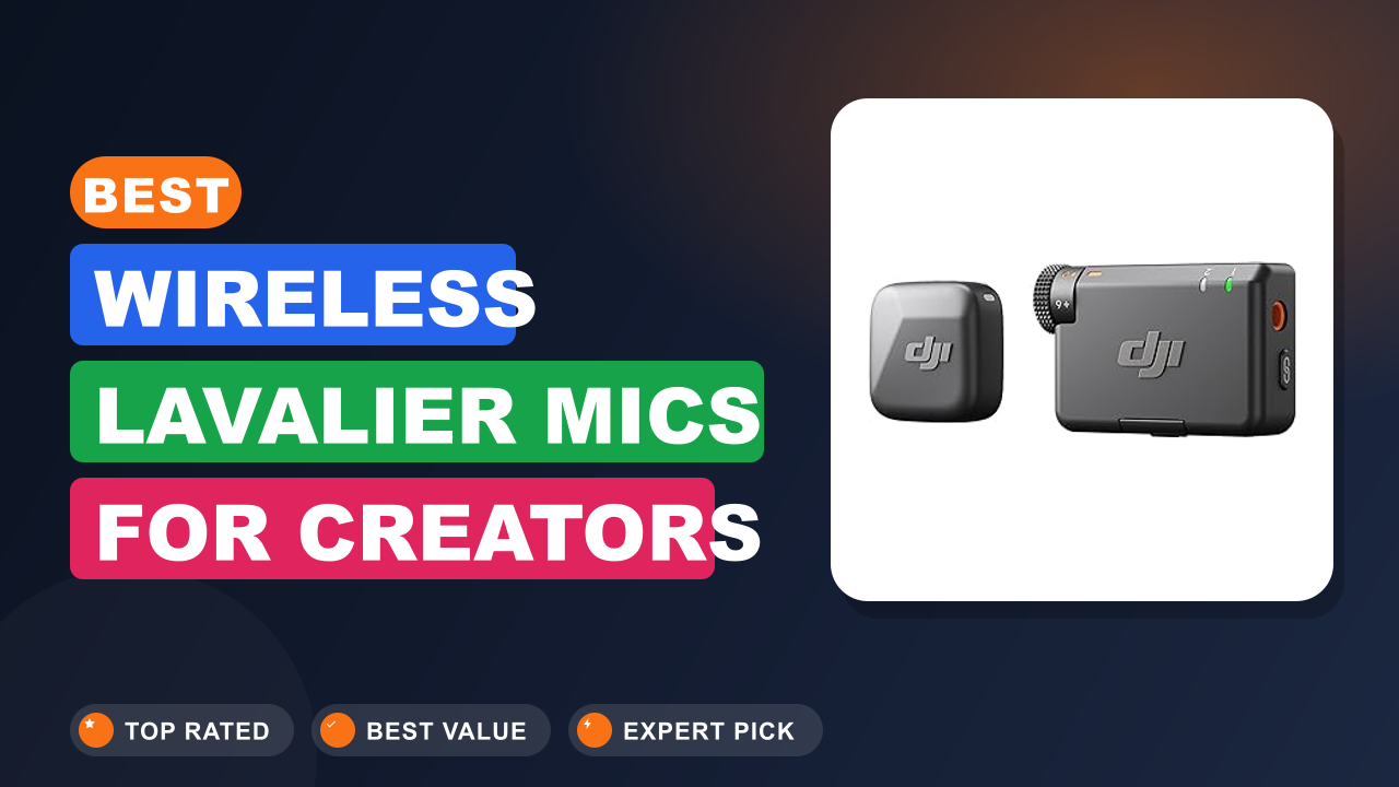Best Wireless Lavalier Mics for Creators